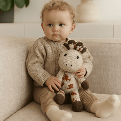 Wool Knit Buddy  | Gerald the Giraffe