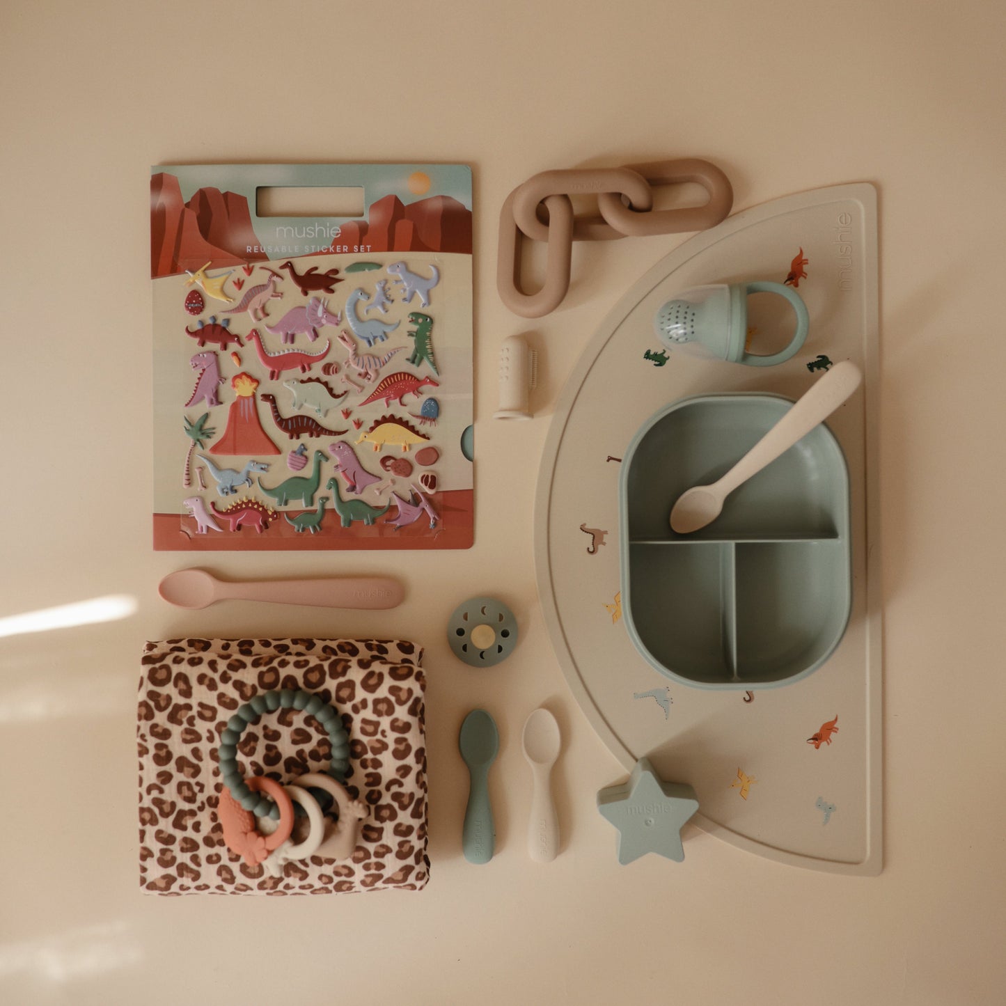 Reusable Dino Sticker Set