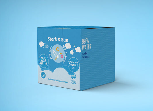 Stork & Sun Baby Wipes — 6 Pack (360ct)