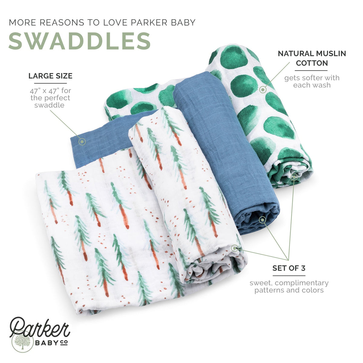 Timber Swaddle Set