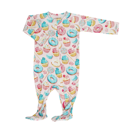 Sweet Tooth Zipper Footie