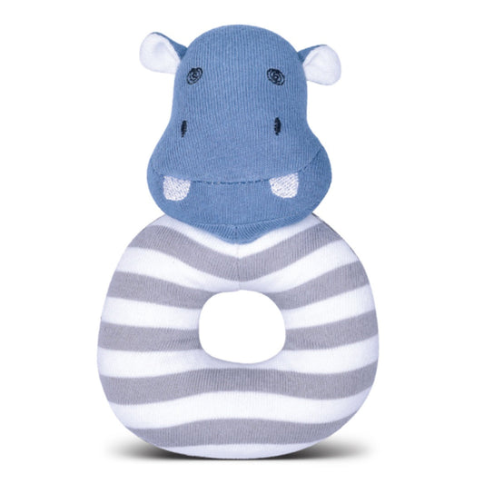 JoJo Hippo - Teething Rattle