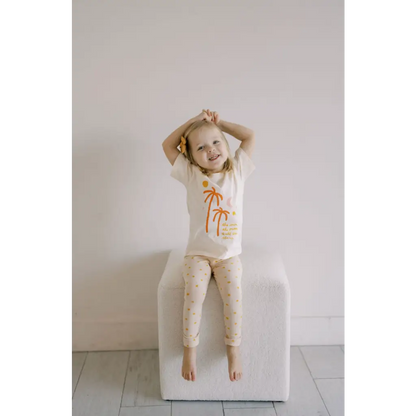 Sun, Moon Stars Organic Cotton Kids T-Shirt