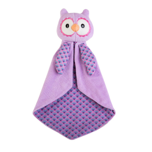 Patterned Blankies - Purple Owl