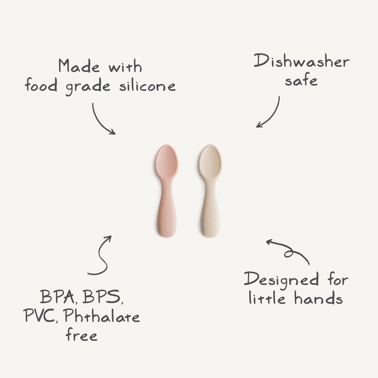Silicone Toddler Starter Spoons