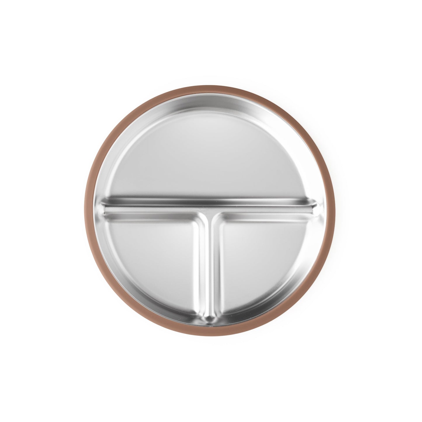 Stainless Steel Plate Set of 2 (Mocha Mousse & Sage Green)