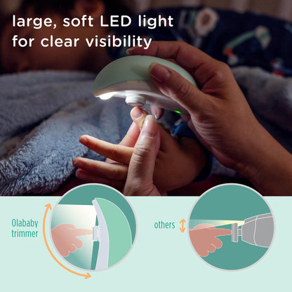 Electric Baby Nail Trimmer That Files, No Blade, Newborn+