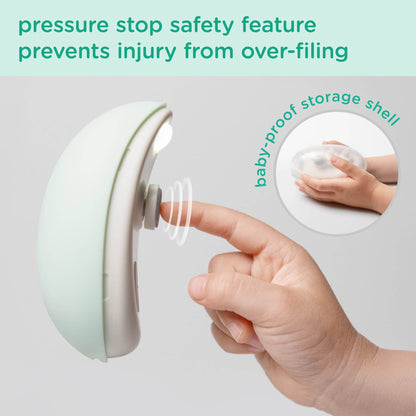 Electric Baby Nail Trimmer That Files, No Blade, Newborn+