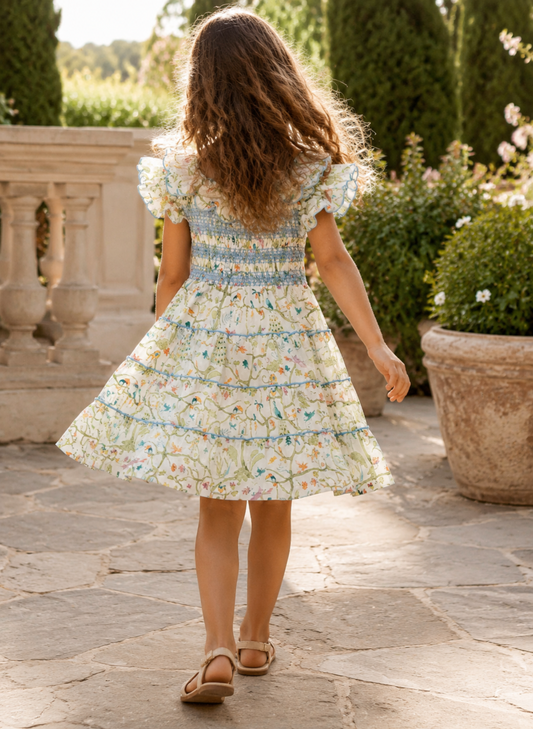 Mimi Dress - Tropical Garden