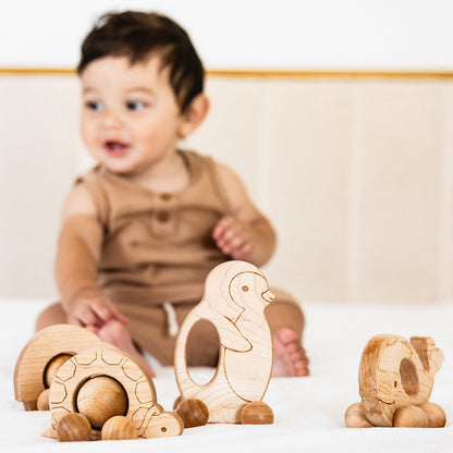 Roly Poly Turtle Push Toy | Made in the USA 🇺🇸