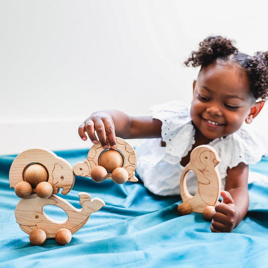 Roly Poly Turtle Push Toy | Made in the USA 🇺🇸