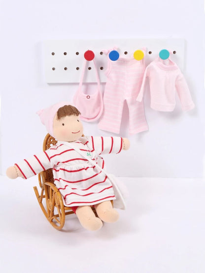 Jill Dress Up Doll , Red and White