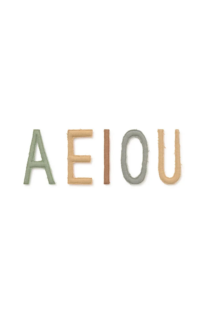 Organic Cotton Round Washable ABC Rug