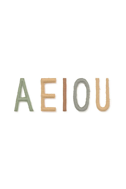 Organic Cotton Round Washable ABC Rug