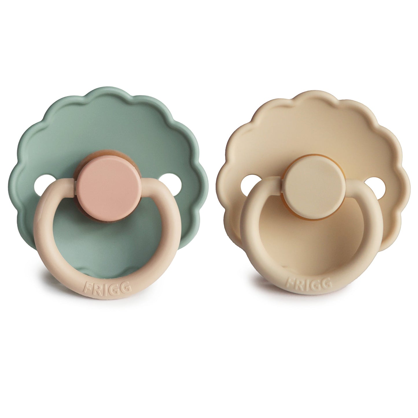 FRIGG Daisy Natural Rubber Pacifier 2-Pack