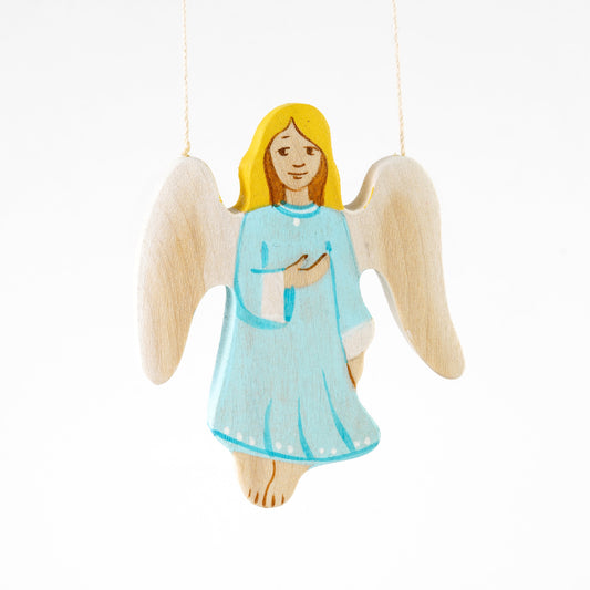 Waldorf Wooden Angel figurine toy