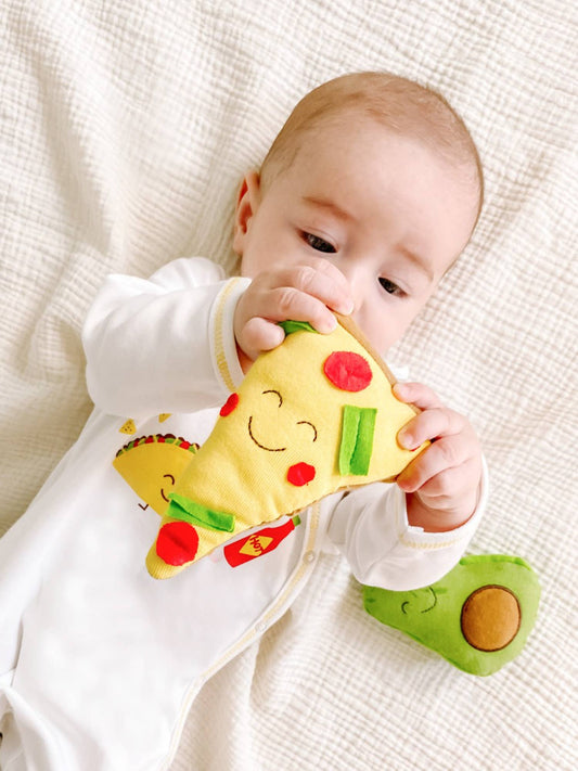 Organic Baby Pizza Stuffed Toy